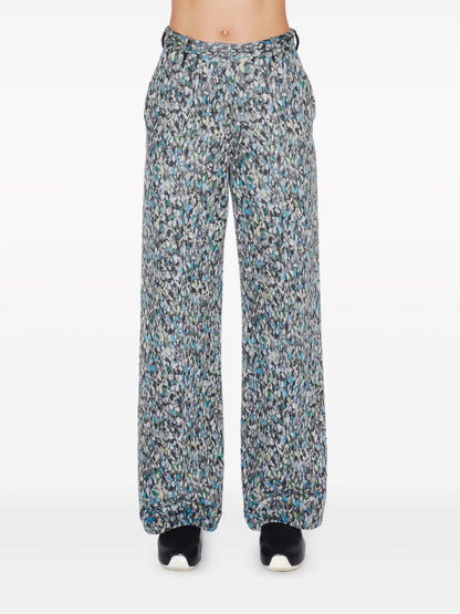 Foam Straight-Leg Trousers