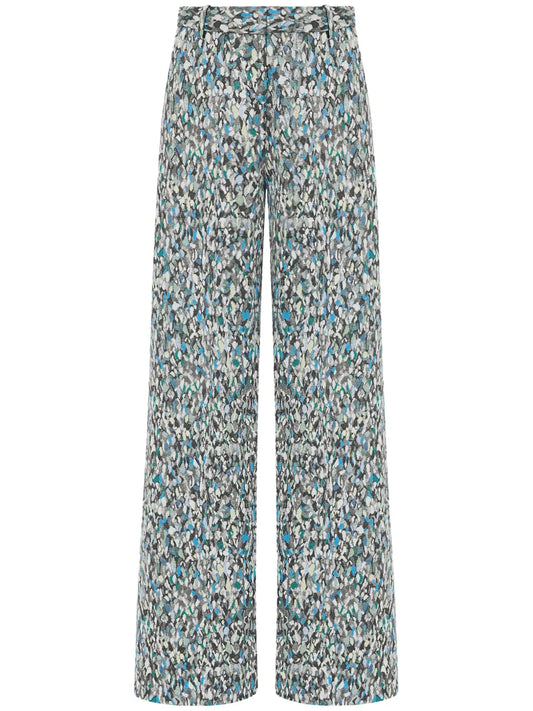 Foam Straight-Leg Trousers
