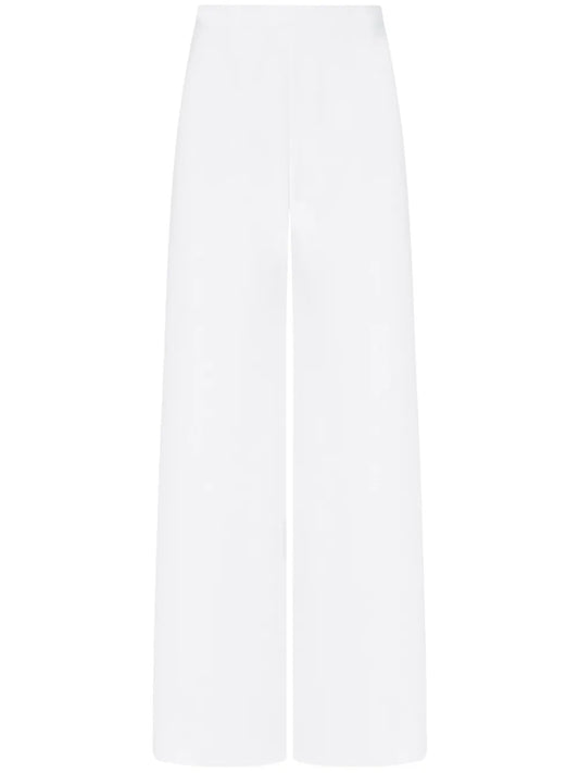 Bias-Cut Wide-Leg Trousers