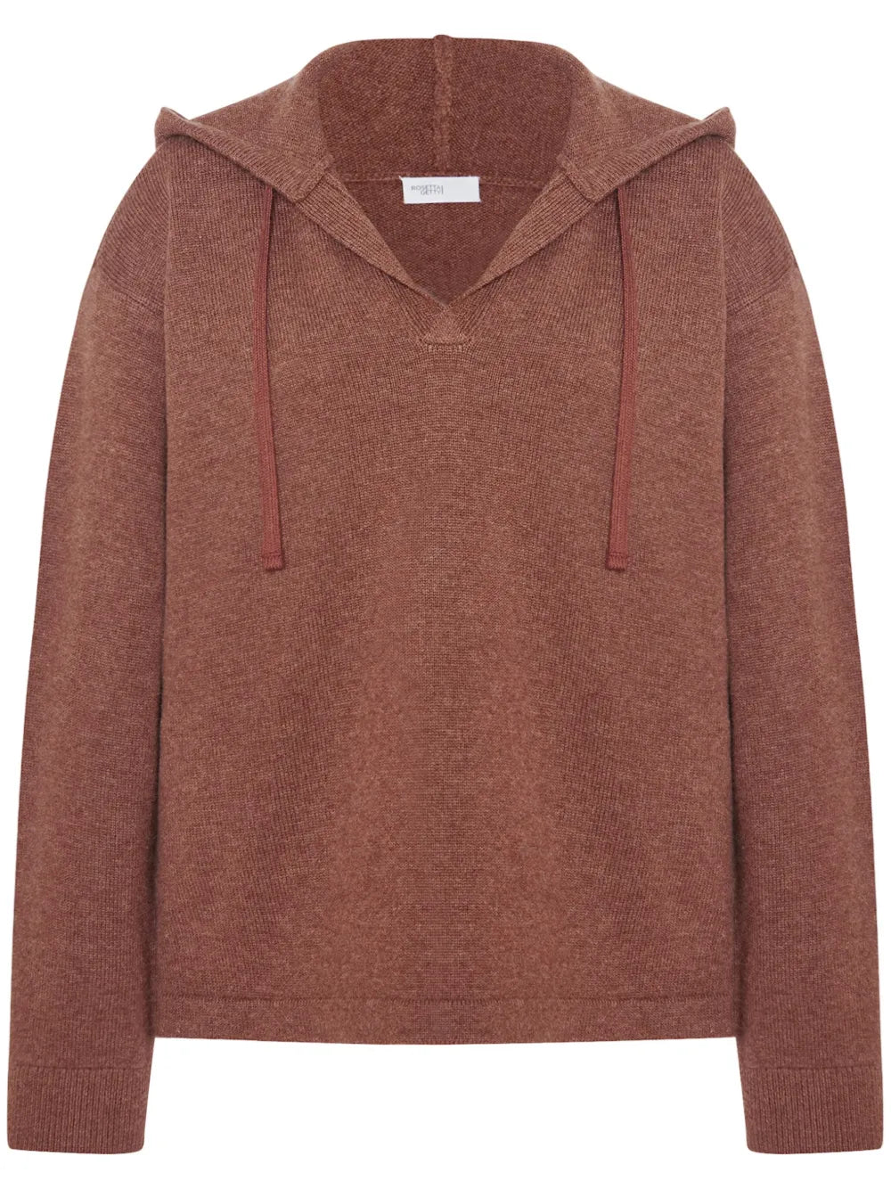 V-Neck Drawstring Hoodie