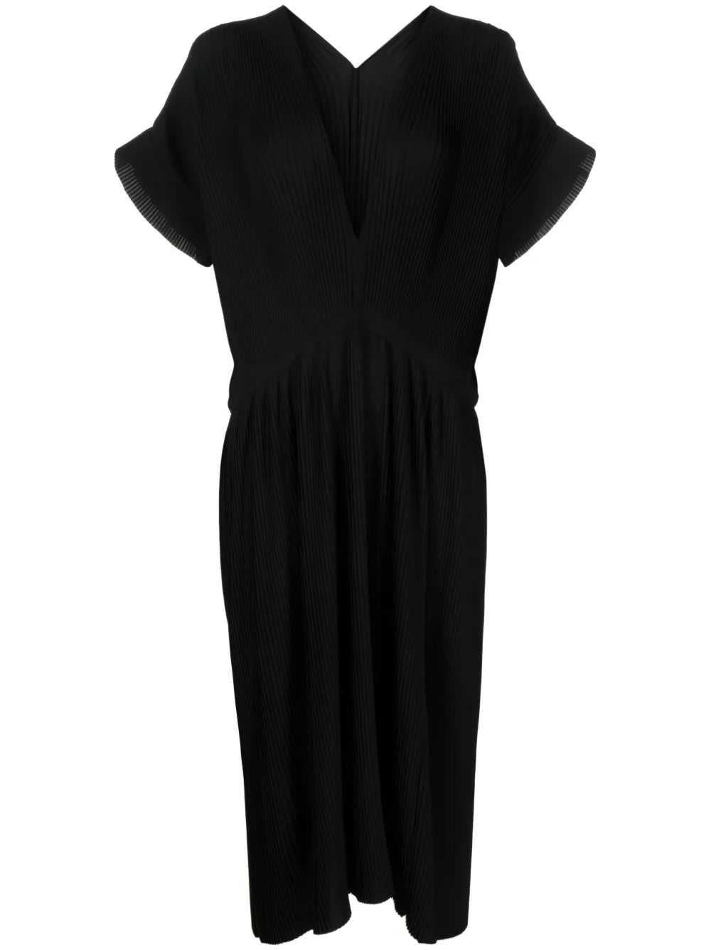Transit Plissé-Crepe Midi Dress