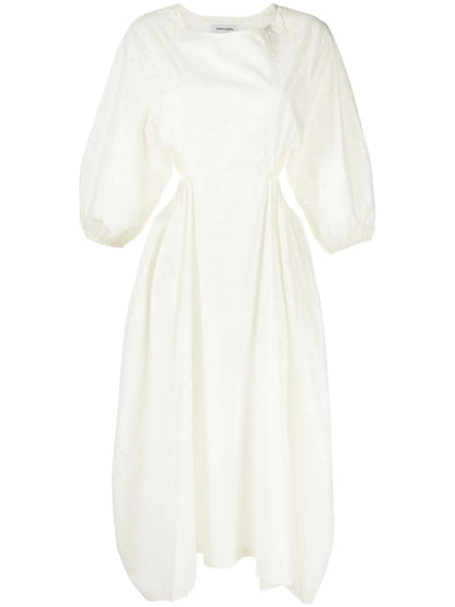 Delivery Broderie-Anglaise Midi Dress