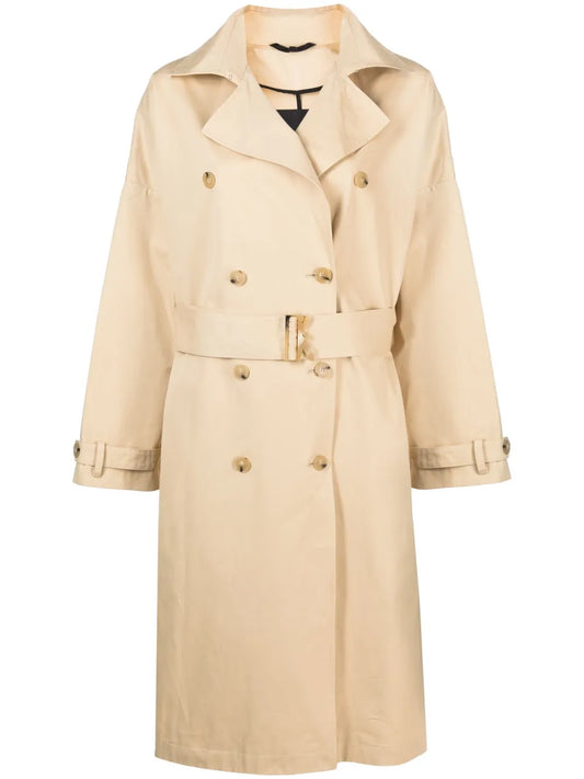 Double-Breasted Cotton Coat