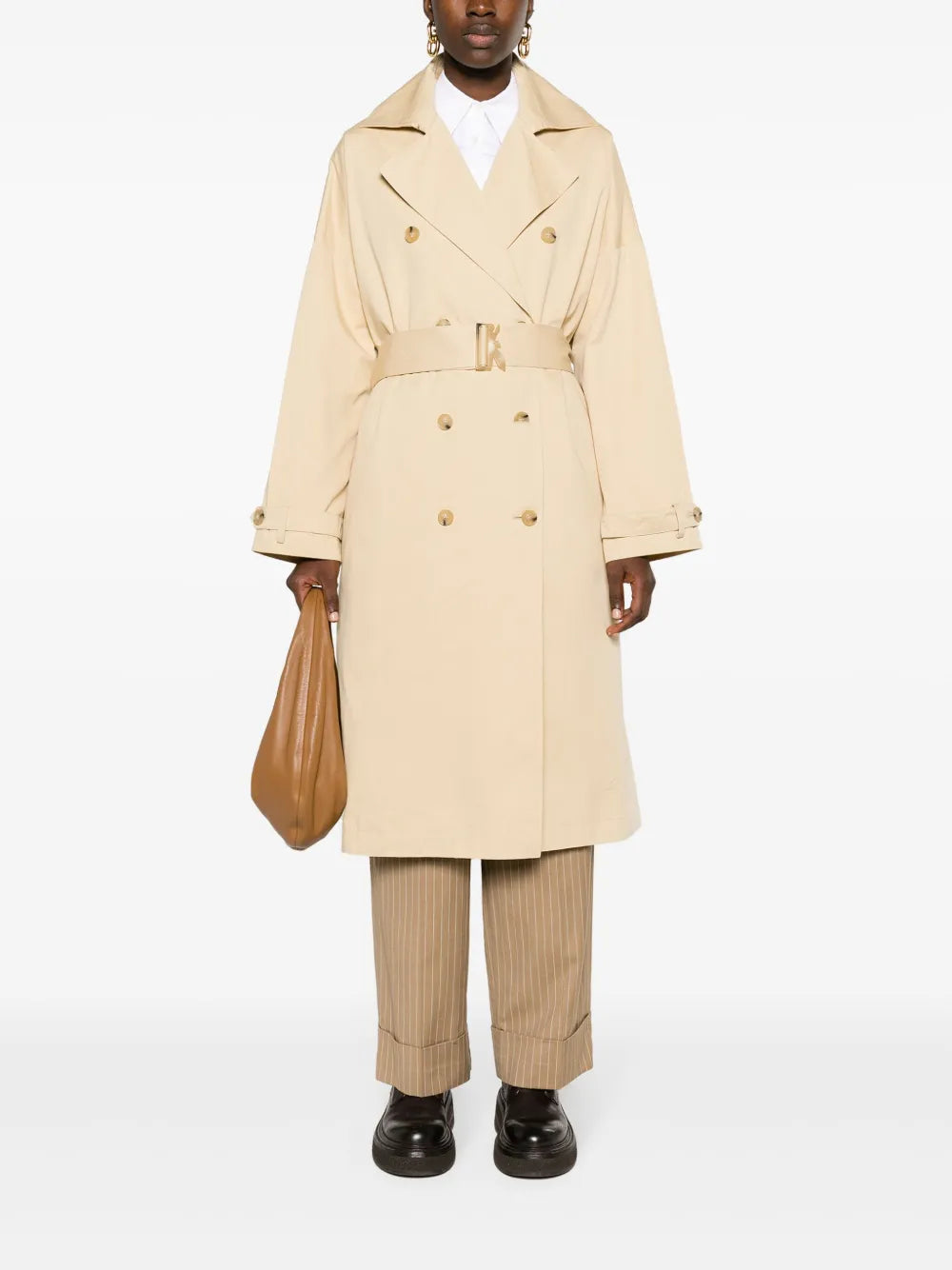 Double-Breasted Cotton Coat