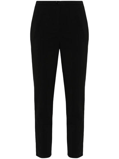 Mid-Rise Slim Trousers