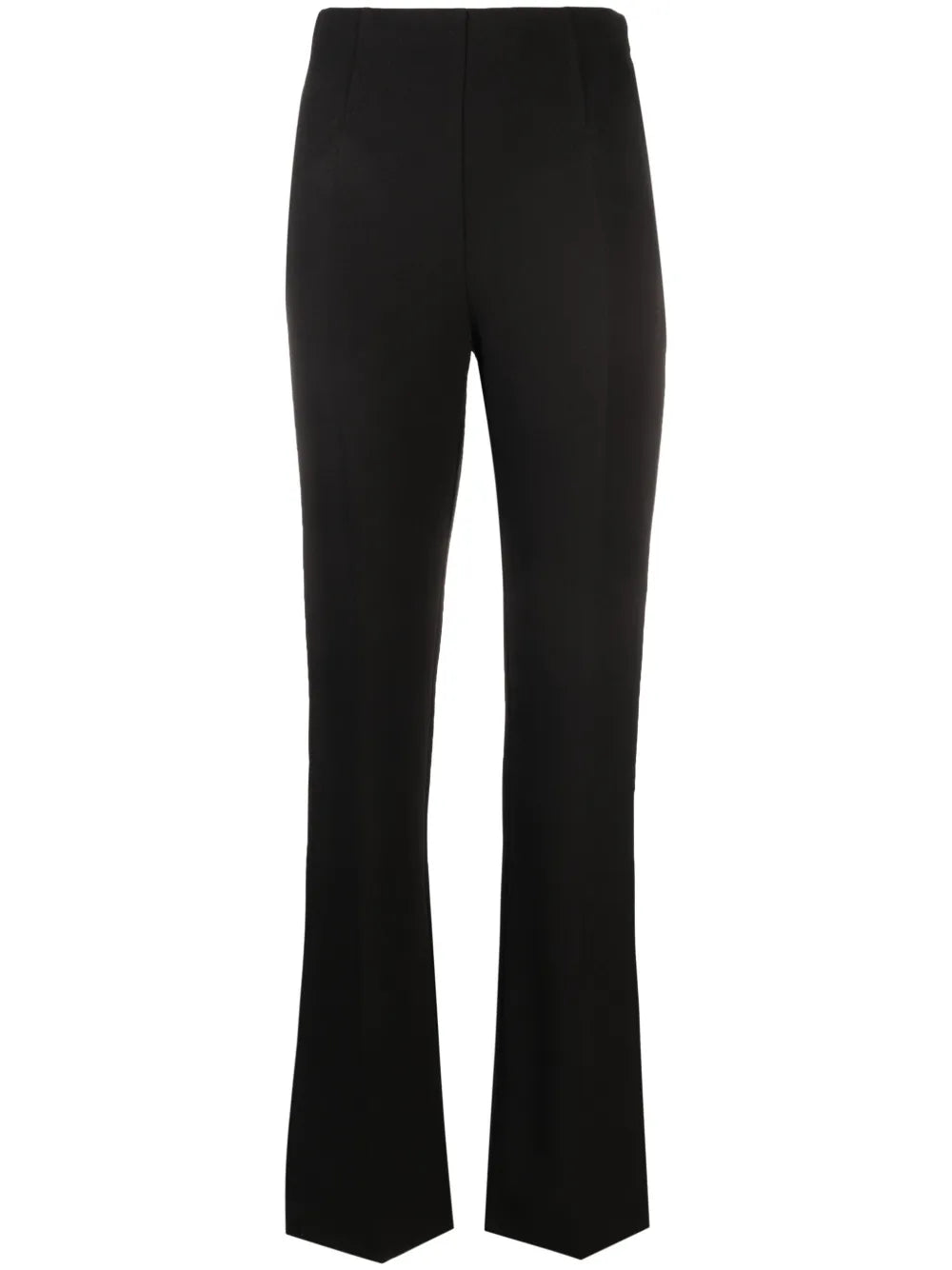 High-Waisted Slim Trousers