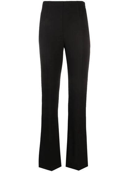 High-Waisted Slim Trousers