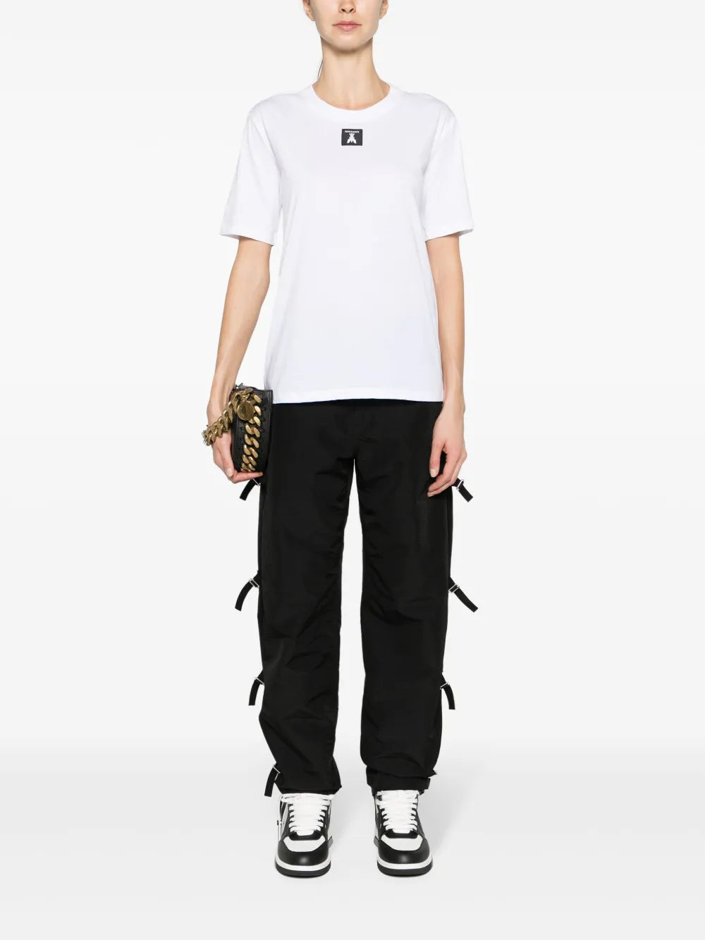 Logo-Patch Cotton T-Shirt