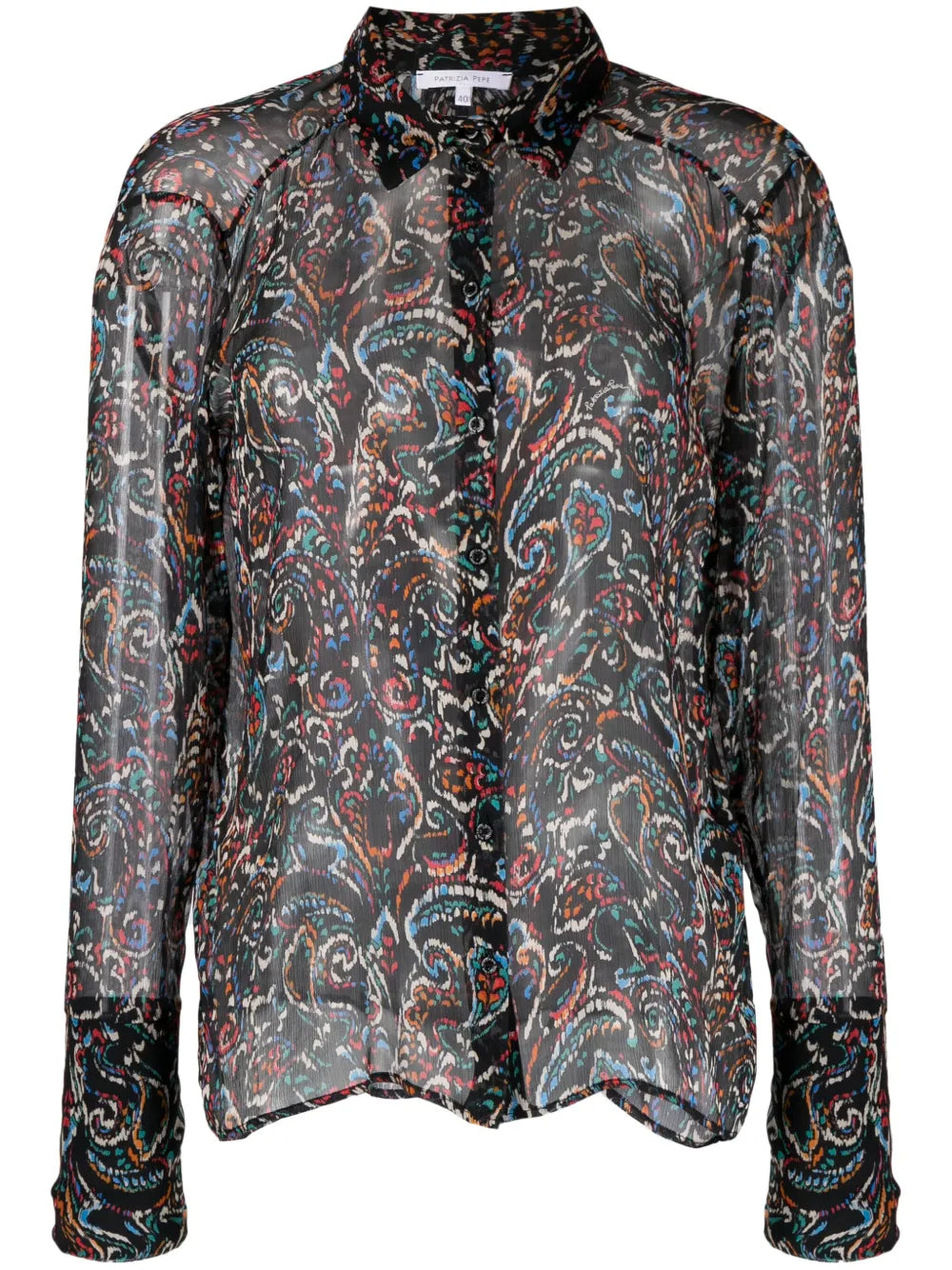 Long-Sleeve Paisley Shirt