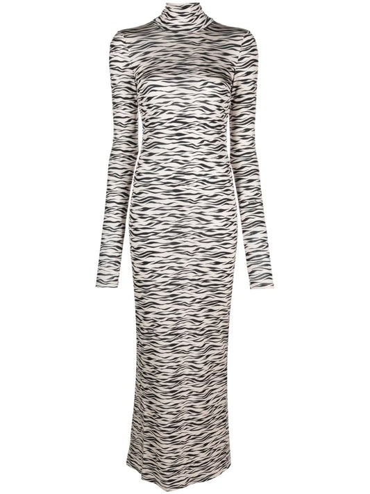 Open Back Long Fitted Dress