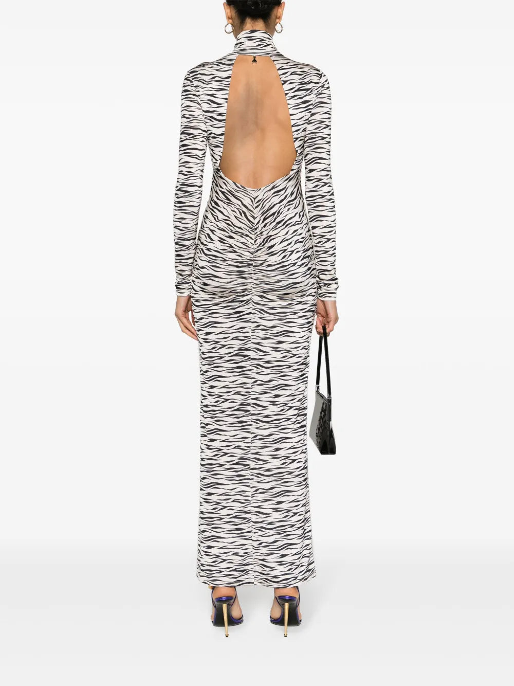 Open Back Long Fitted Dress