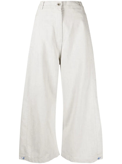 Post High-Rise Wide-Leg Jeans