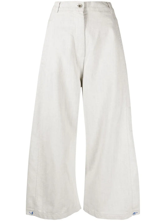 Post High-Rise Wide-Leg Jeans