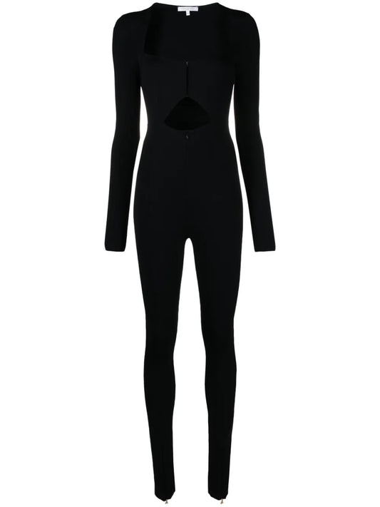 Cut-Out Stretch-Jersey Jumpsuit