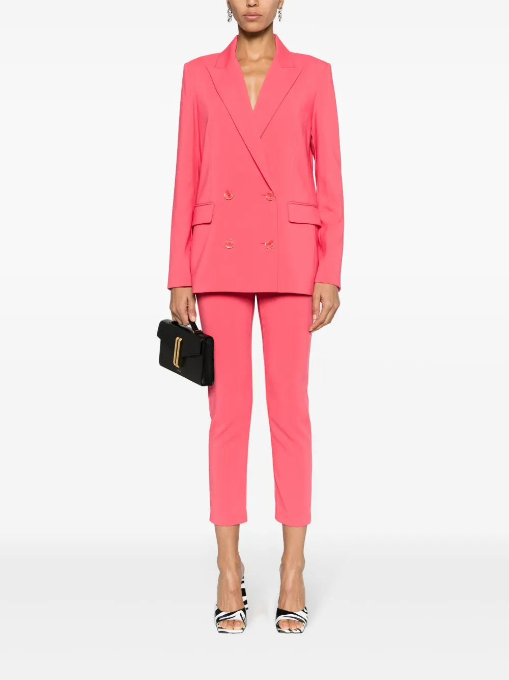 Mid-Rise Slim Trousers