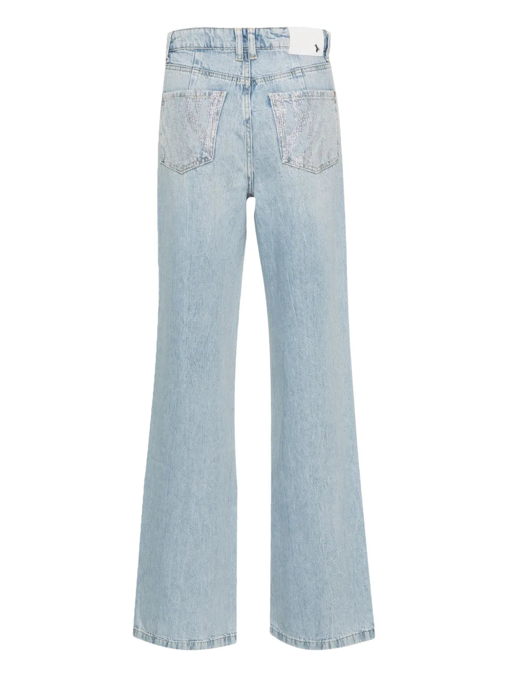 Light-Wash Straight-Leg Jeans