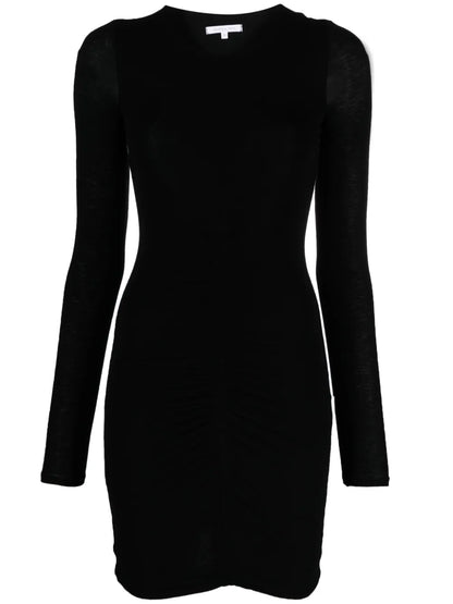 Ruched Jersey Minidress