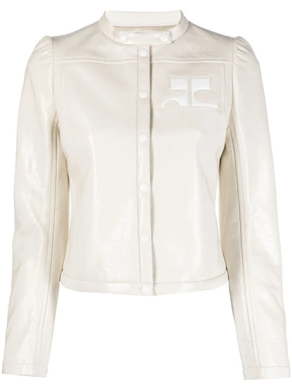 Iconic Vinyl Logo-Appliqué Jacket