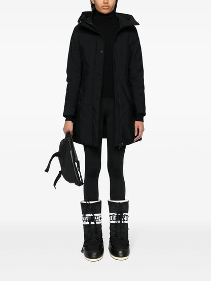 Logo-Appliqué Hooded Raincoat