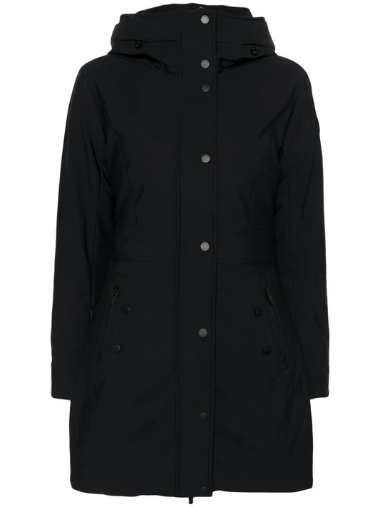 Logo-Appliqué Hooded Raincoat