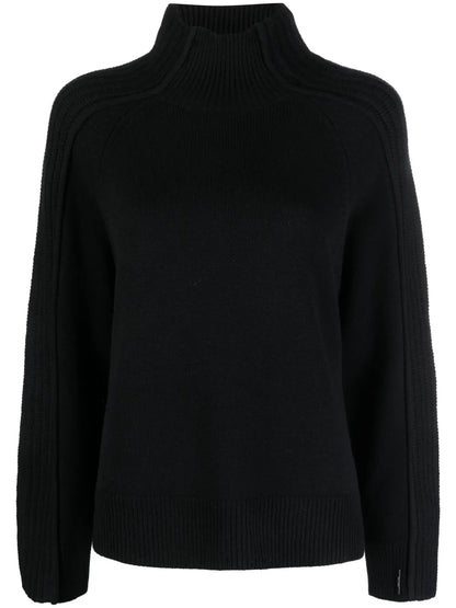 Roll-Neck Cotton Jumper