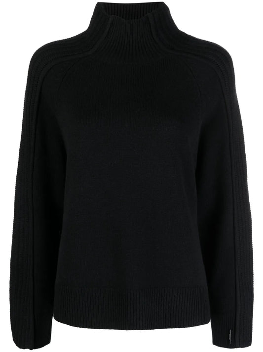 Roll-Neck Cotton Jumper