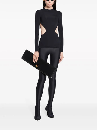 Logo-Tag Cut-Out Top