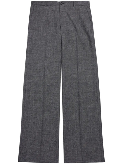 Extra-Long Wide-Leg Trousers