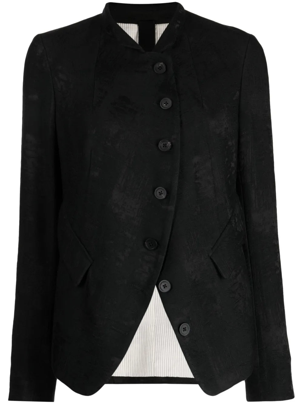 Distressed Off-Centre Blazer