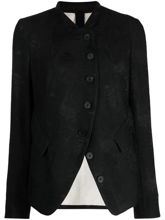 Distressed Off-Centre Blazer