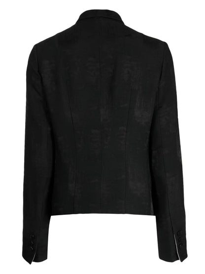 Distressed Off-Centre Blazer