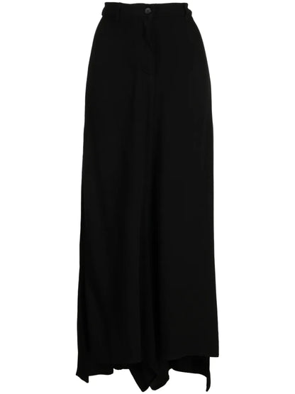 Wide-Leg High-Waist Trousers