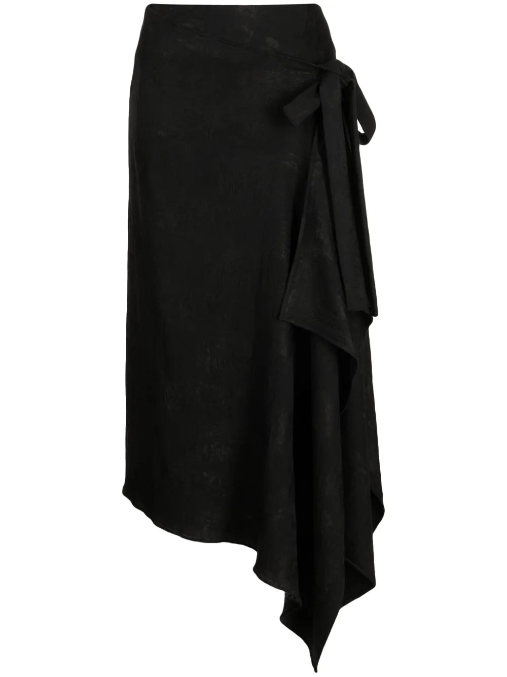 Wraparound High-Waist Skirt