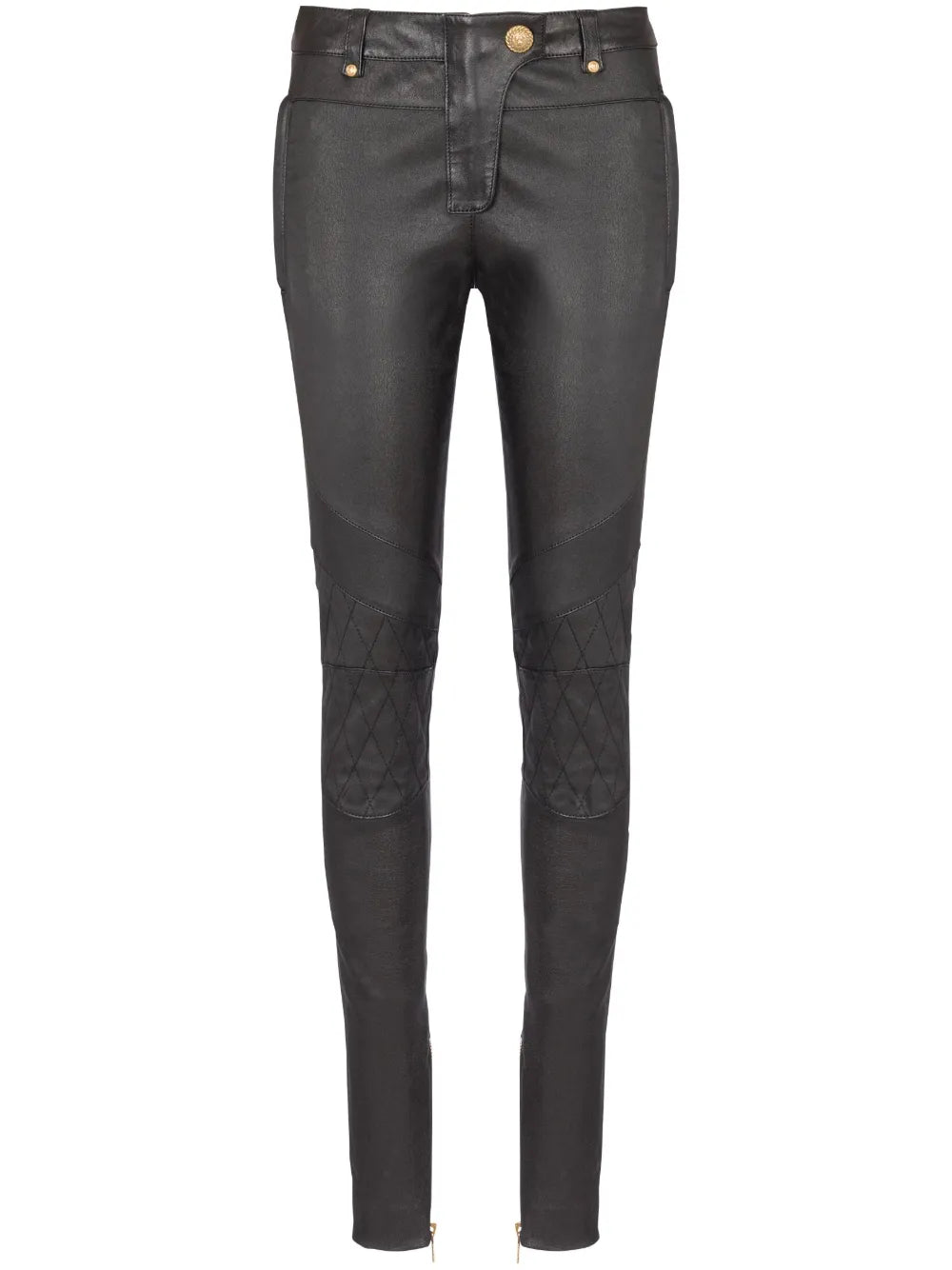 Skinny-Cut Leather Trousers