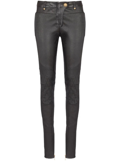 Skinny-Cut Leather Trousers