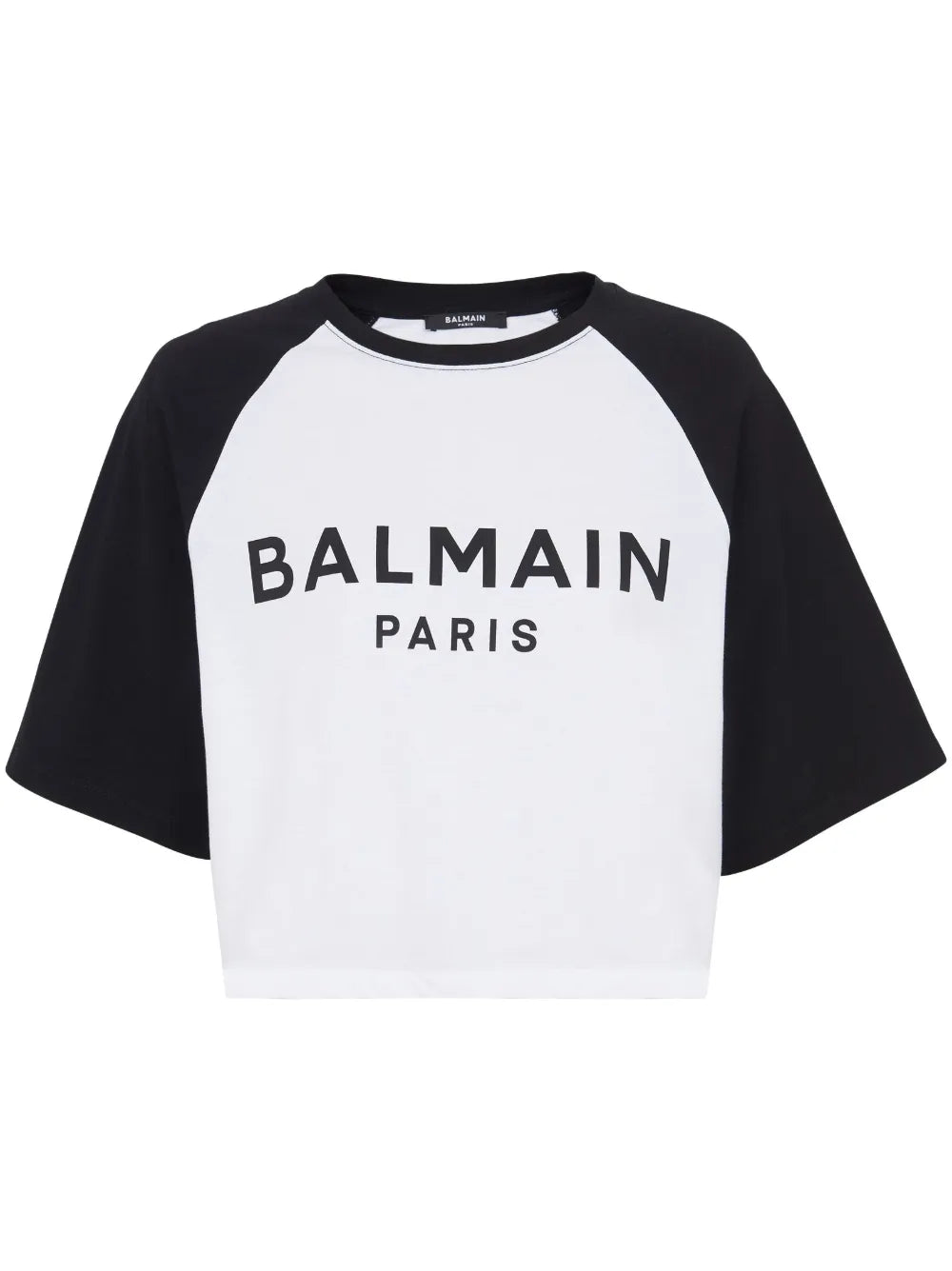 Logo-Print Cropped Cotton T-Shirt