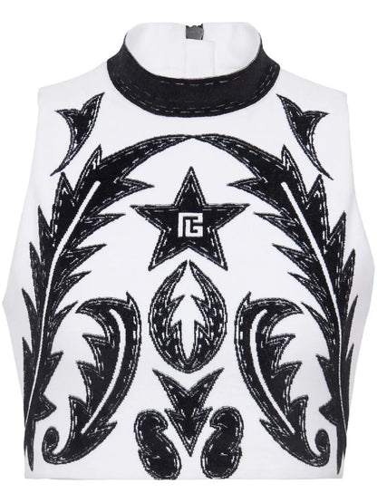 Baroque Cropped Top