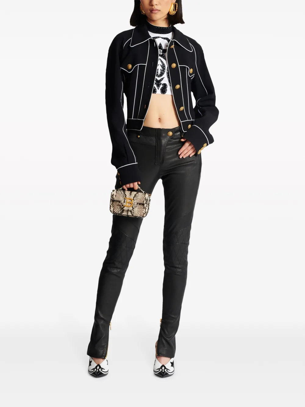 Baroque Cropped Top