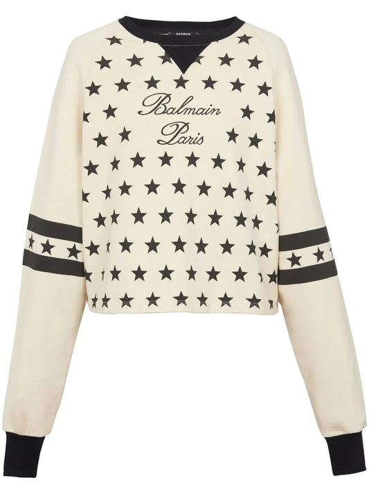 Signature-Logo Organic-Cotton Sweatshirt