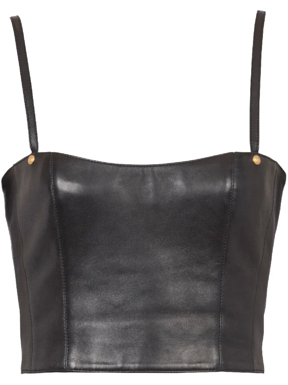 Leather Crop Top