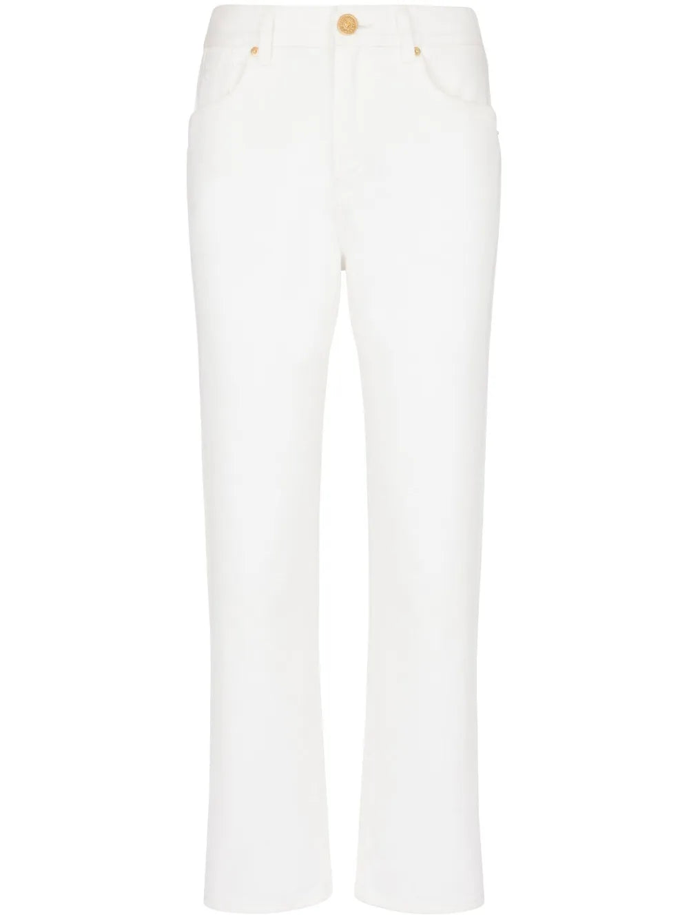 Mid-Rise Straight-Leg Jeans