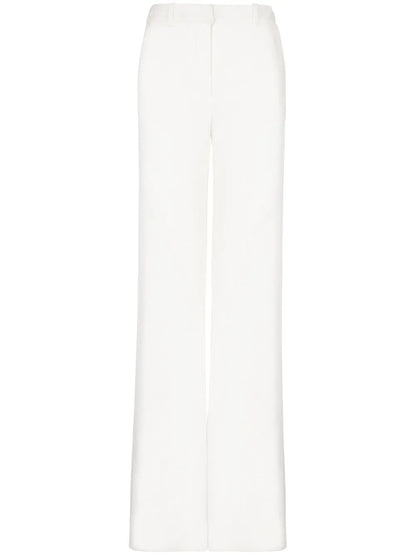 Crepe Flared Trousers