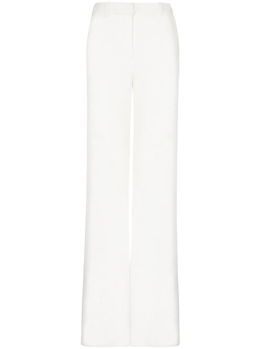 Crepe Flared Trousers