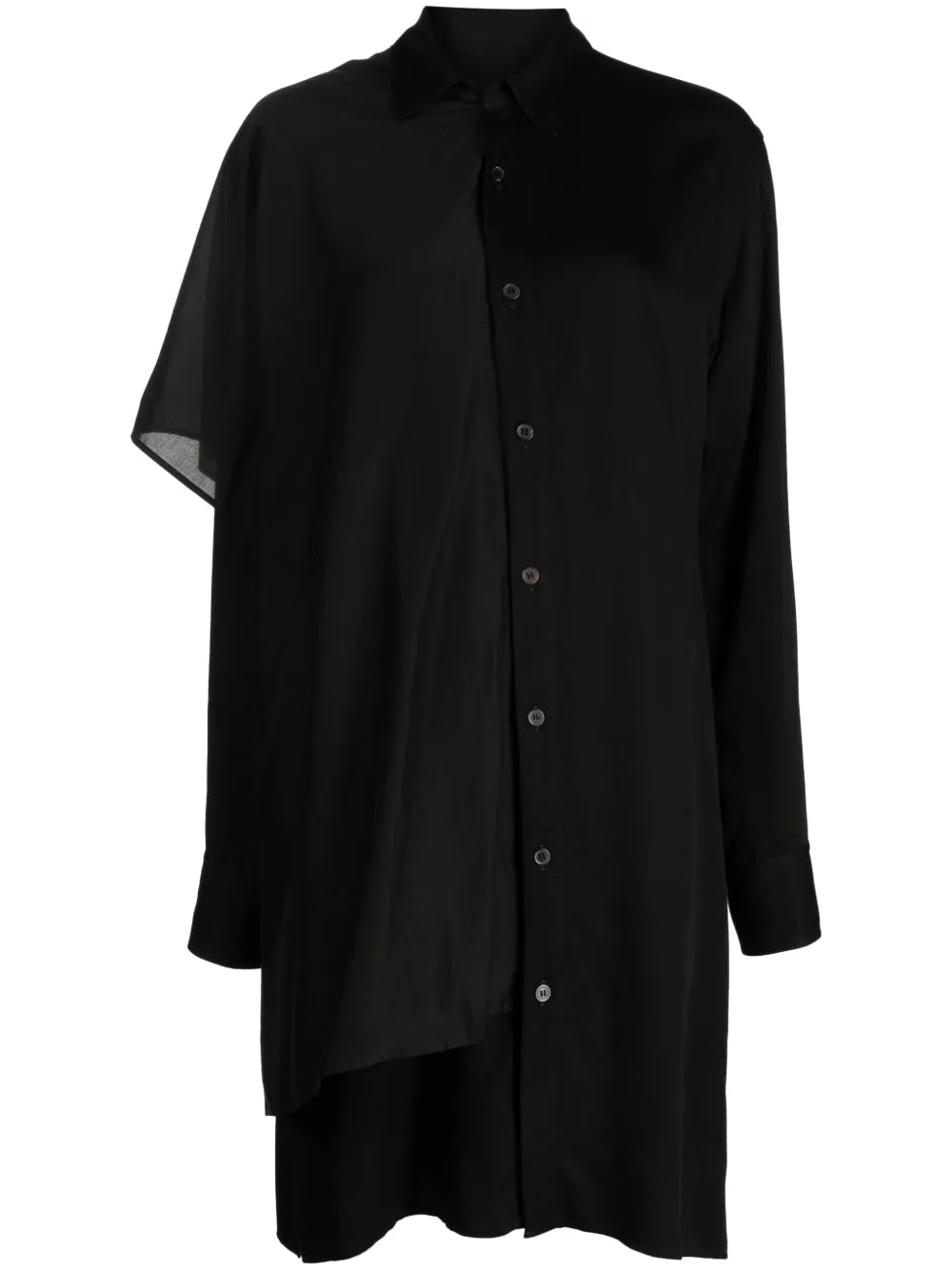 Satin Stole Shirtdress