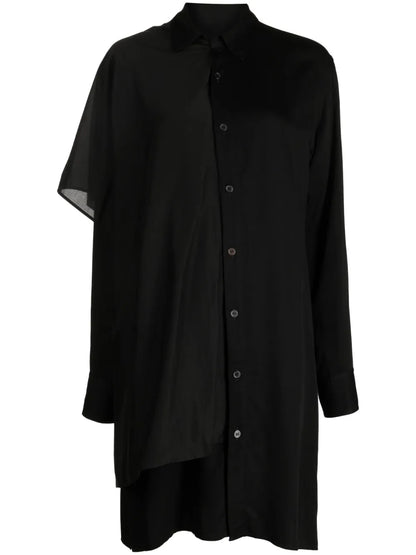 Satin Stole Shirtdress