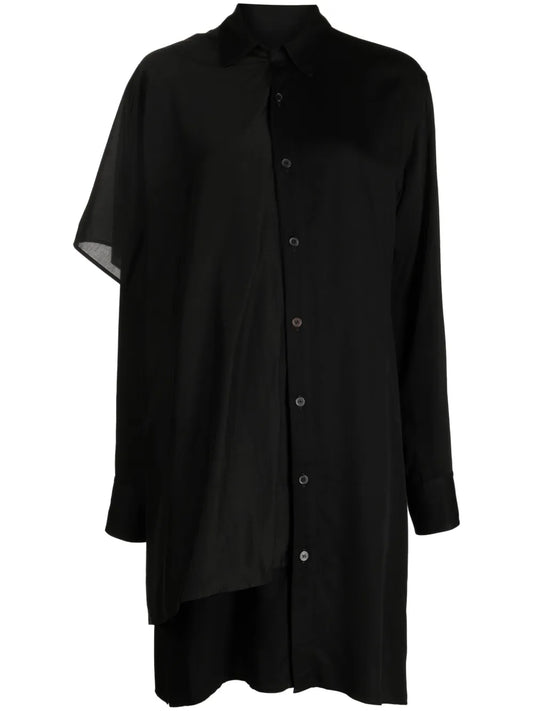 Satin Stole Shirtdress