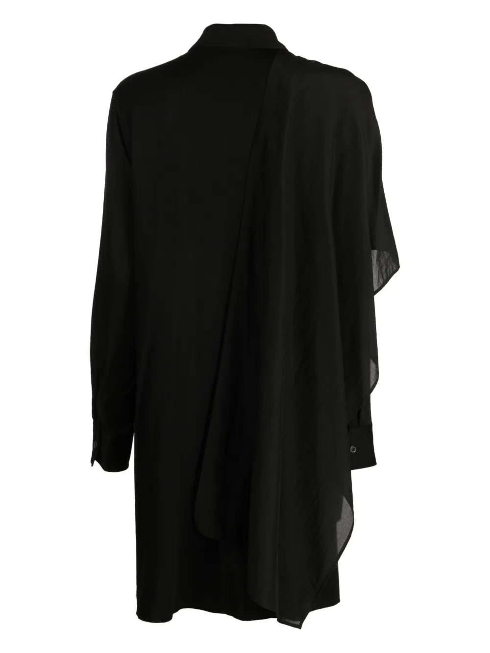 Satin Stole Shirtdress