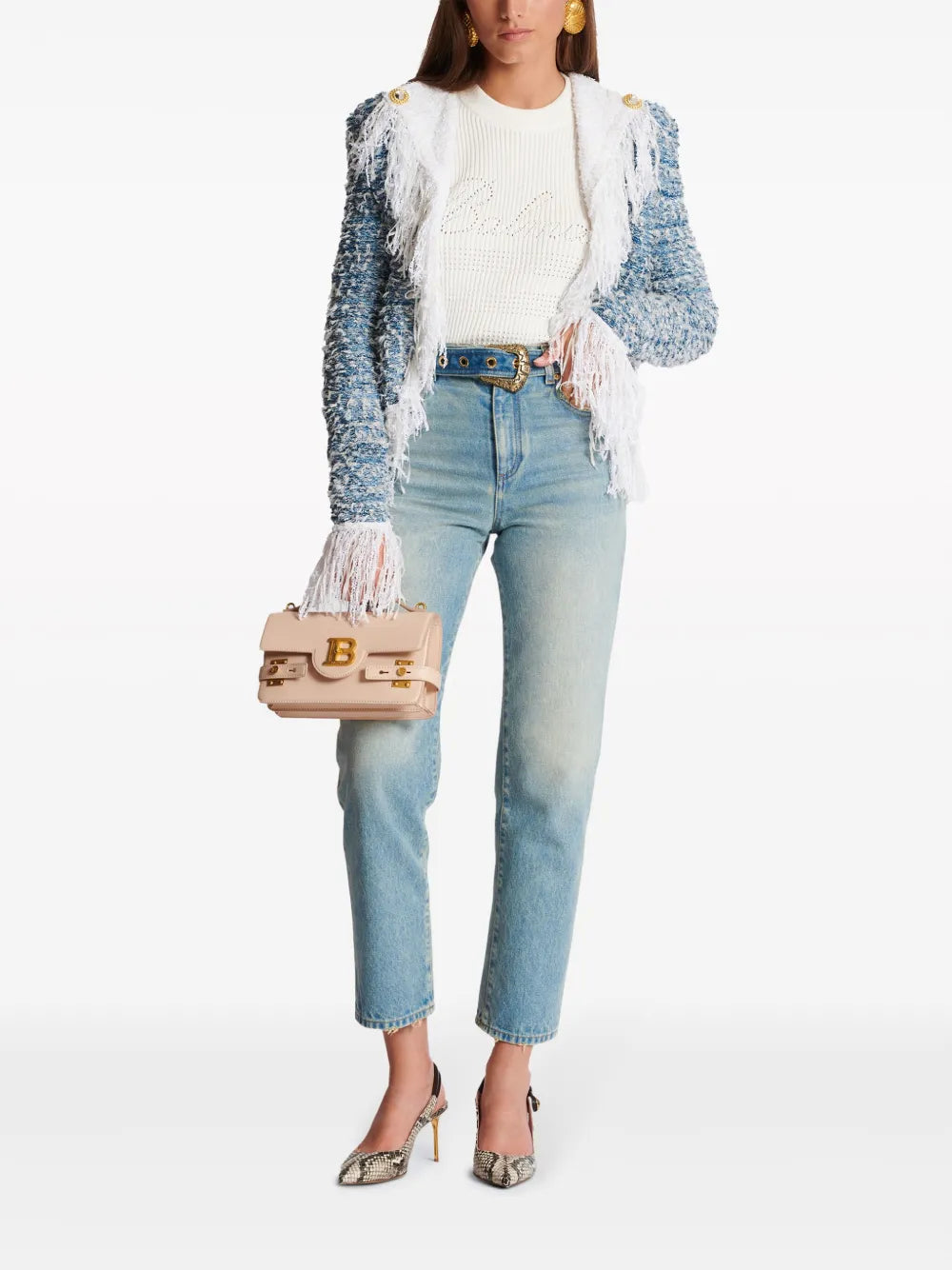 6-Button Ribbed-Knit Jumper