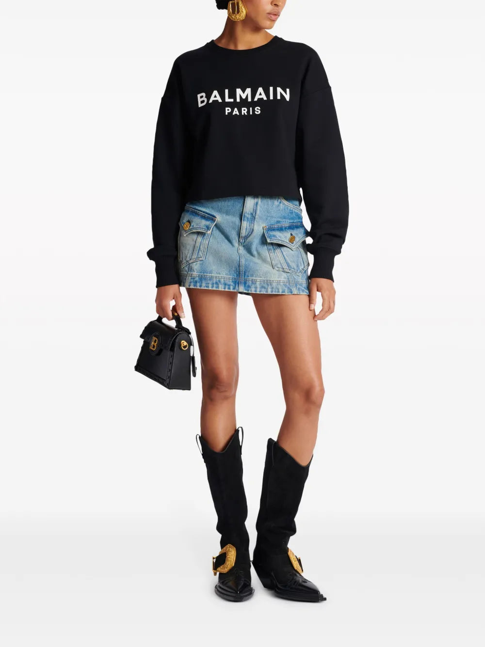 Logo-Print Cotton Sweatshirt