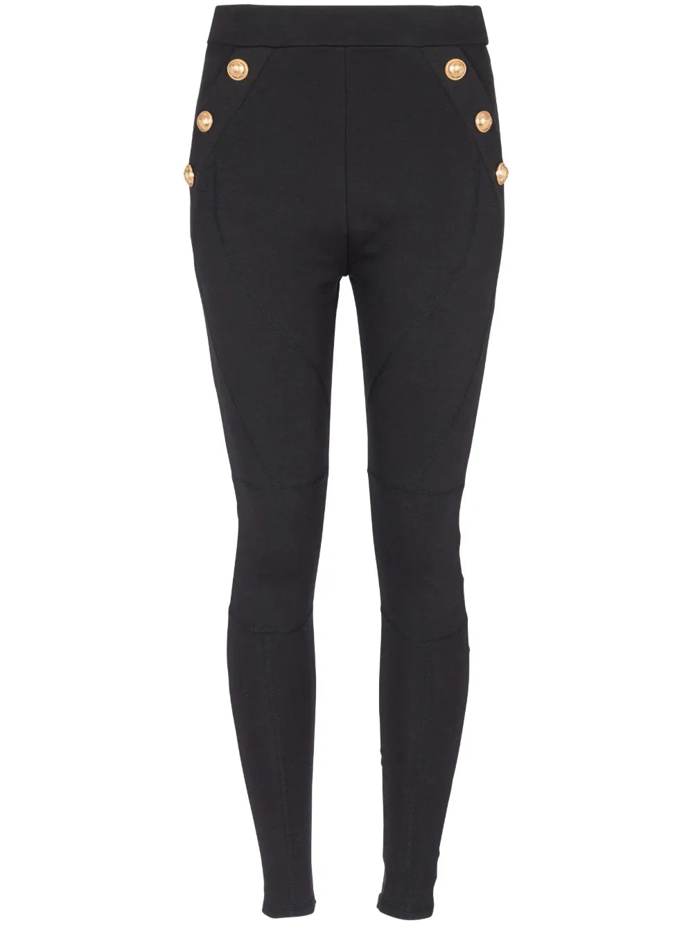 6-Button Knitted Leggings